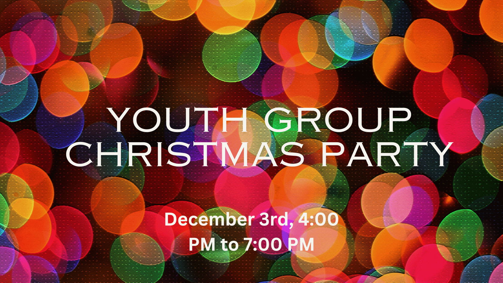 Youth Group Christmas Party - Impact Christian Church